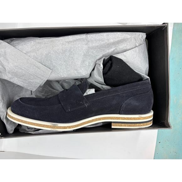 NWB FRANCE Robert Clergerie JULES Castoro Double Gris Suede Loafer Shoe 11.5 main image 7